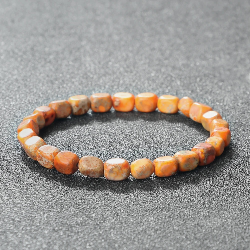 Natural Stone Beaded Bracelet