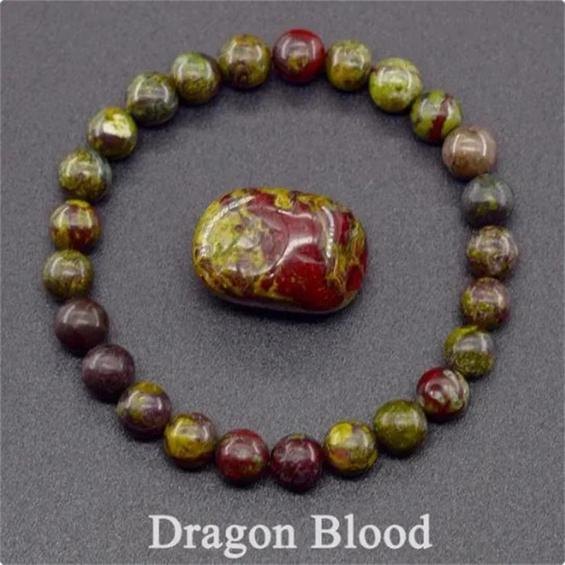 Dragon Blood Stone Beaded Bracelet