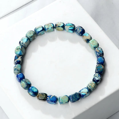 Natural Stone Beaded Bracelet