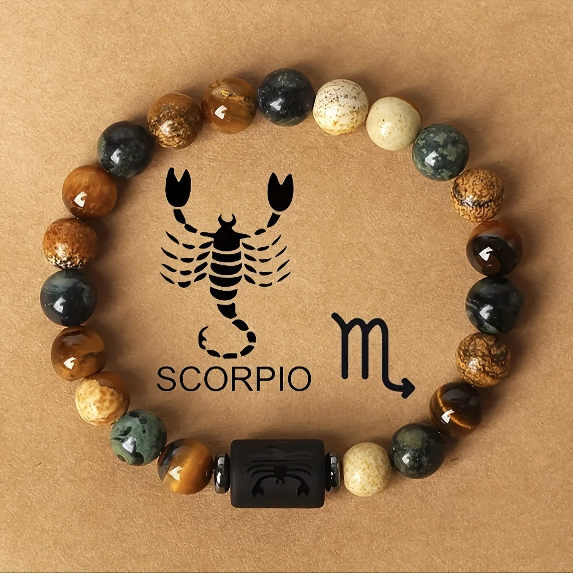 12 Constellation Natural Stone Beads Bracelets