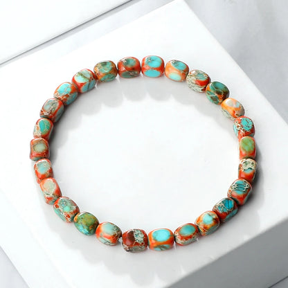 Natural Stone Beaded Bracelet