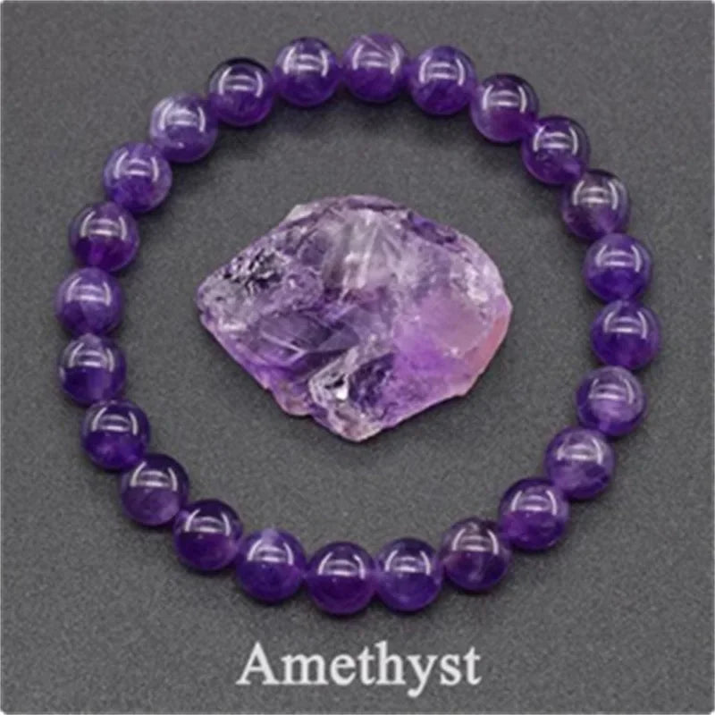 Natural Crystal Energy Healing Bracelets